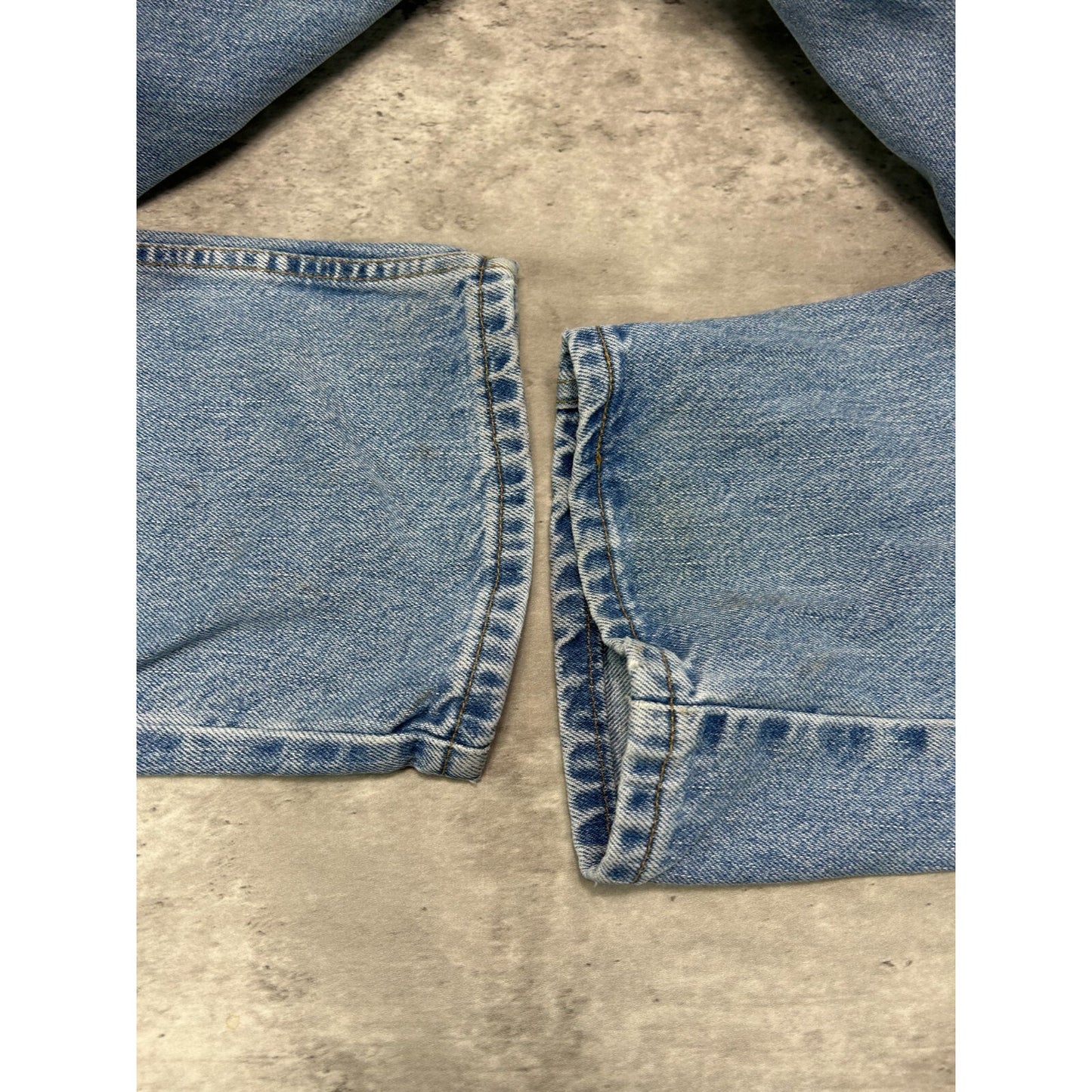 Vintage 90s Levis 505 Red Tab Straight Leg Light Wash Denim Pants Size 31