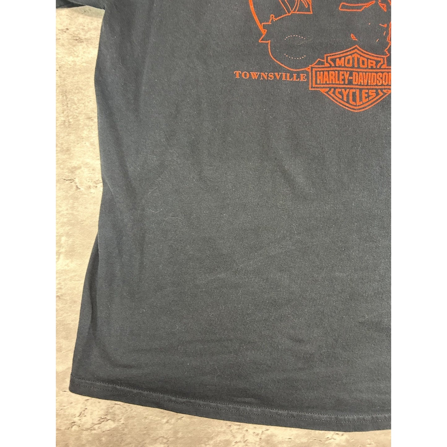 Vintage Harley Davidson Australia Kangaroo Sunset Graphic T-Shirt Size 2XL