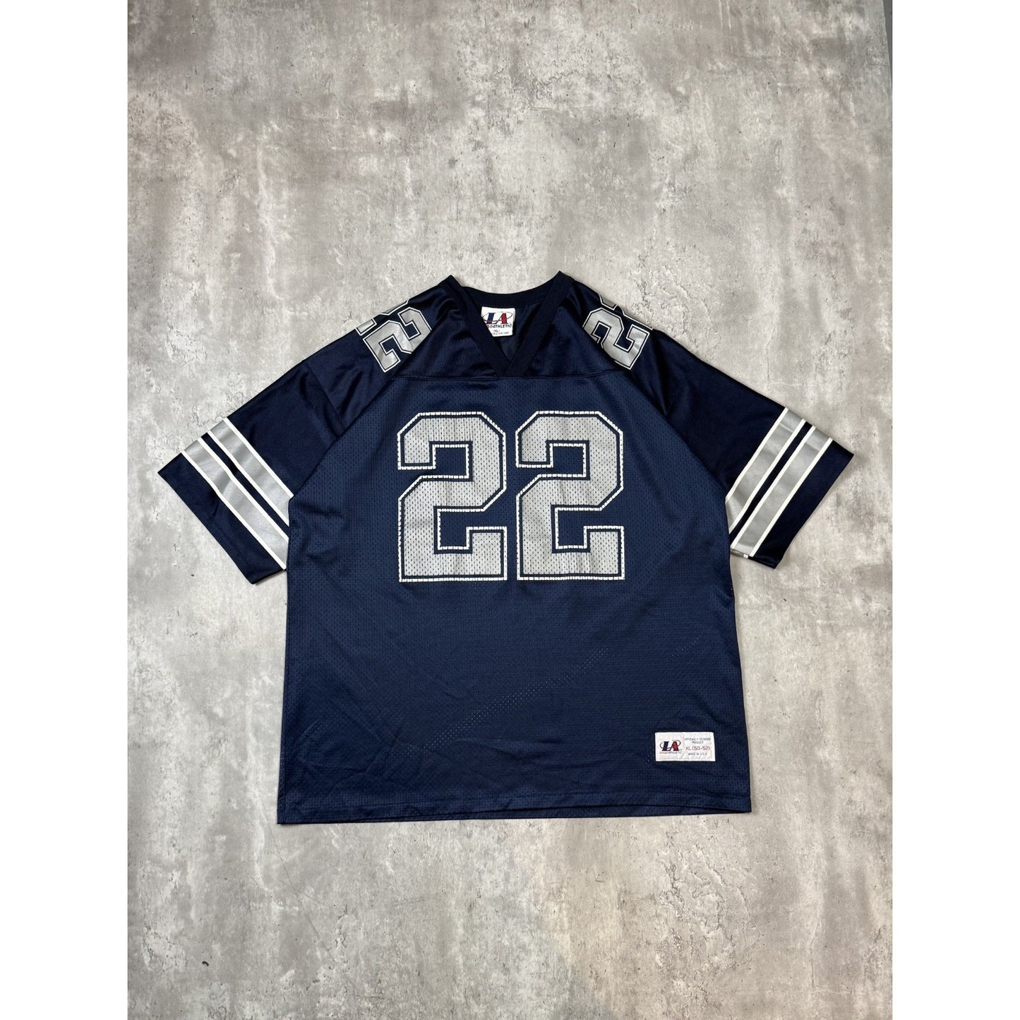 Vintage 90s Emmitt Smith #22 Dallas Cowboys NFL Logo Athletic Jersey Size XL