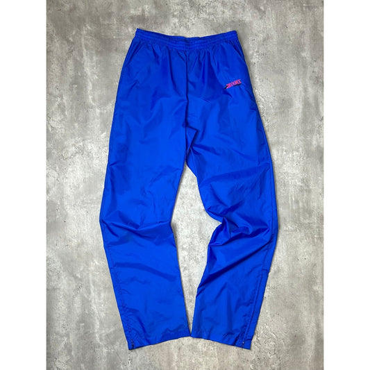 Vintage 90s Brooks Embroidered Spellout Athletic Nylon Track Pants Size Large