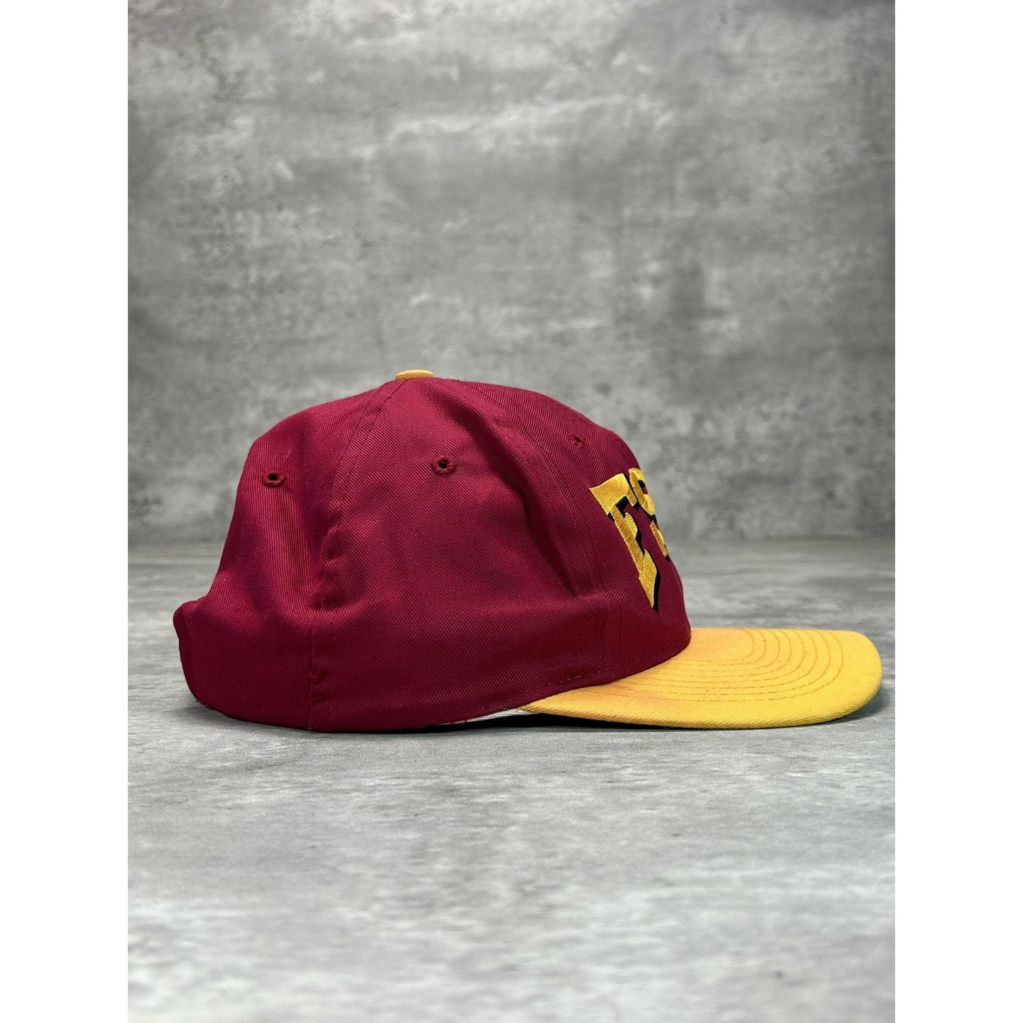 Vintage 90s Florida State Seminoles NCAA Embroidered Logo Snapback Hat OSFA