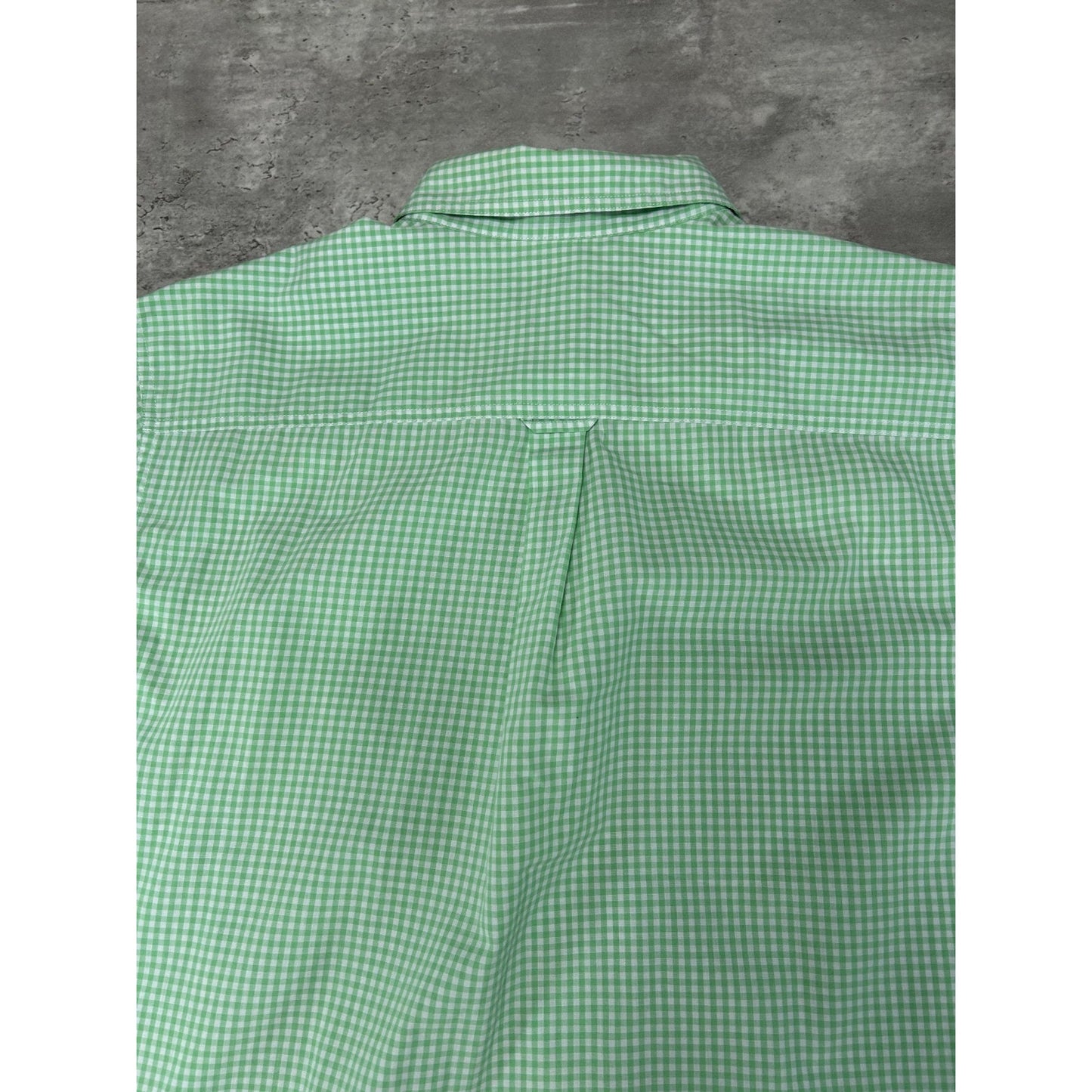 Vintage Chaps Ralph Lauren Reworked Cropped Long Sleeve Button Up Shirt Sz Large