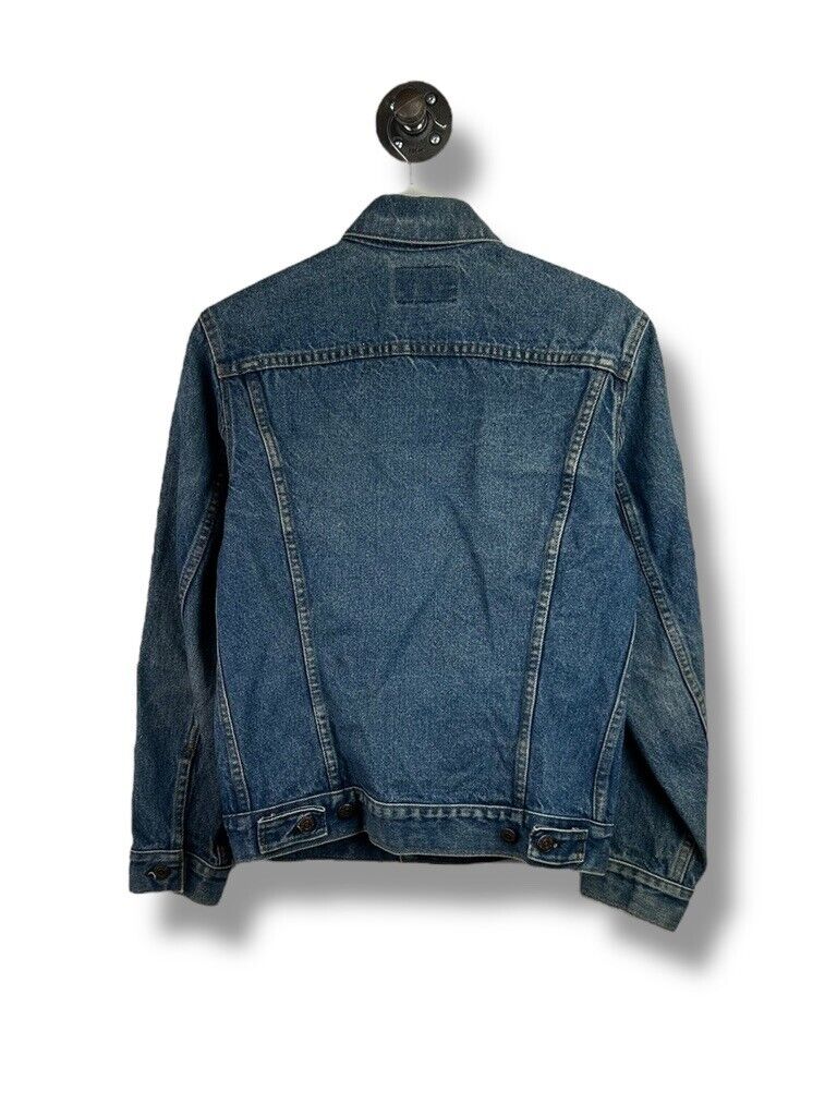 Vintage 80s Levis Medium Wash Type 3 Denim Trucker Jacket Size Small Blue