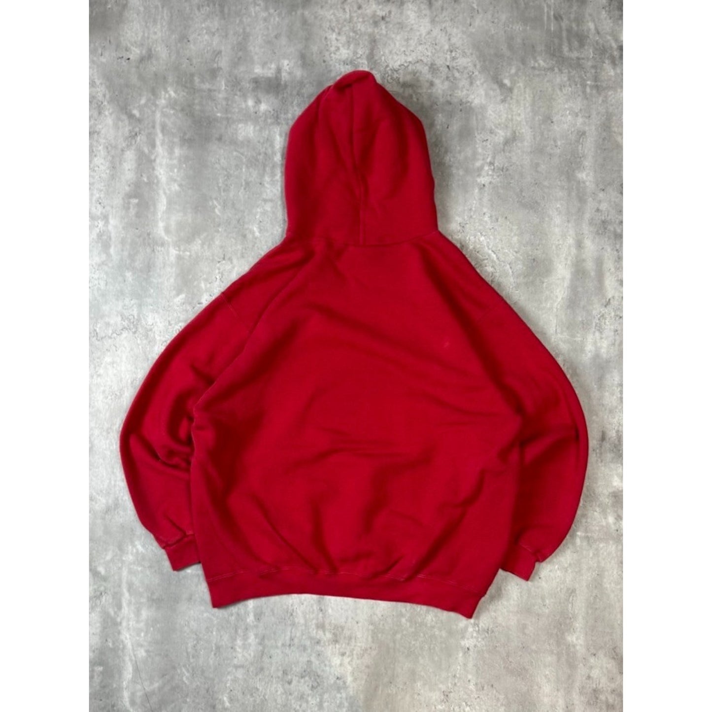 Vintage 90s Nike Embroidered Middle Swoosh Hooded Sweatshirt Size Large Red