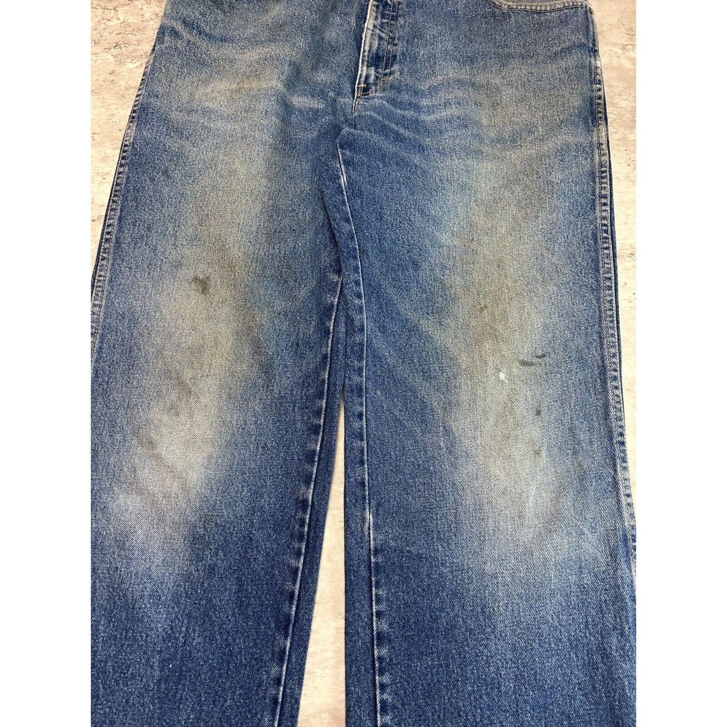Vintage Calvin Klein Dark Wash Denim Pants Size 36 Blue