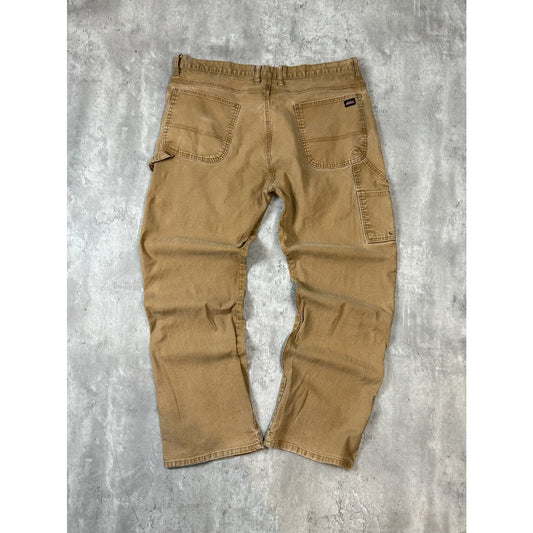 Dickies Canvas Workwear Carpenter Pants Size 40 Beige