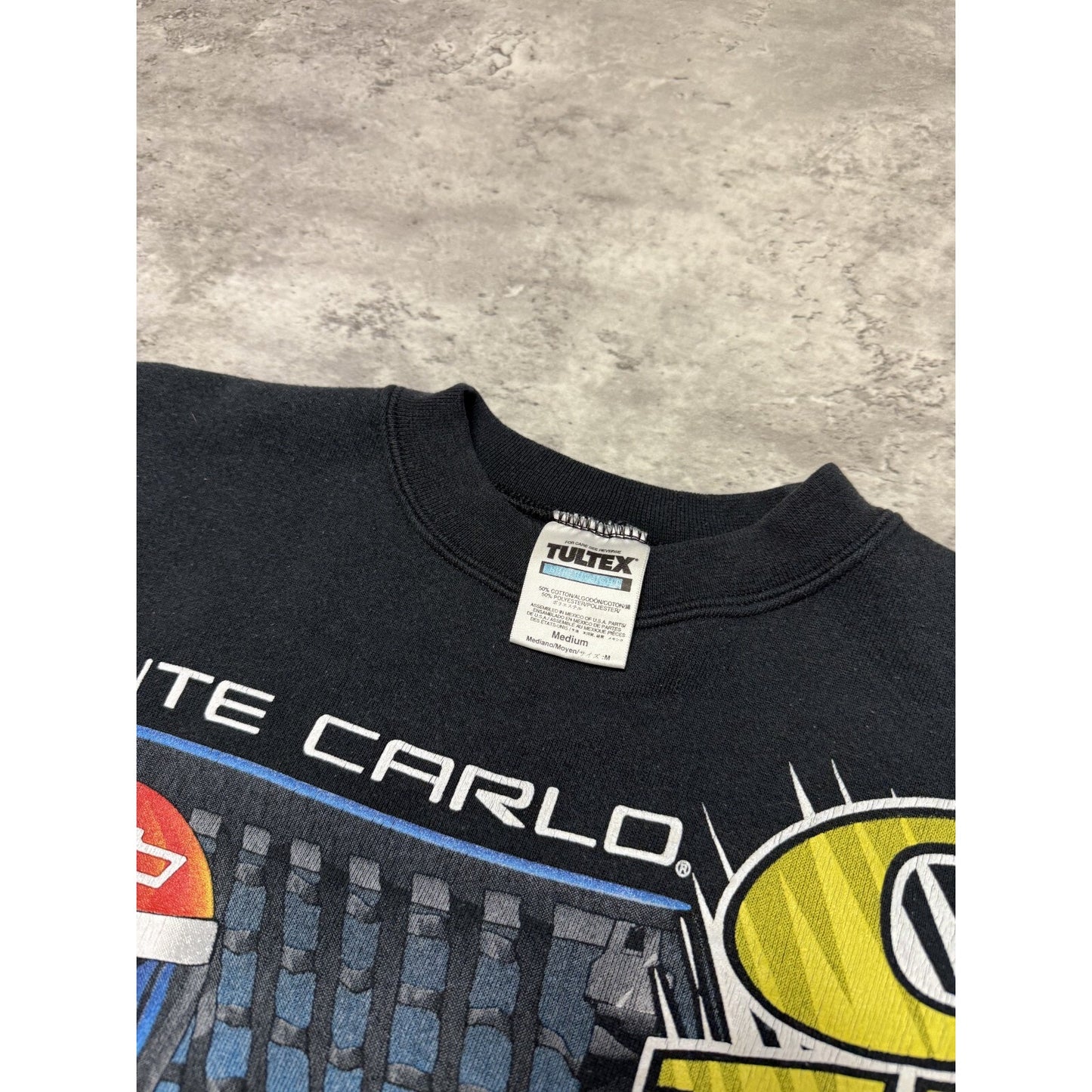 Vintage 90s Chevy Monte Carlo NASCAR Back In The Saddle Sweatshirt Size Medium