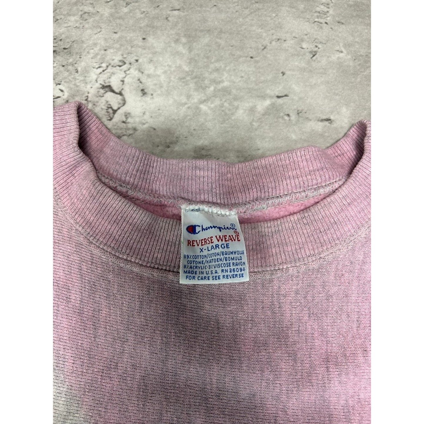 Vintage 90s Washington University NCAA Champion Reverse Weave Sweatshirt Sz XL