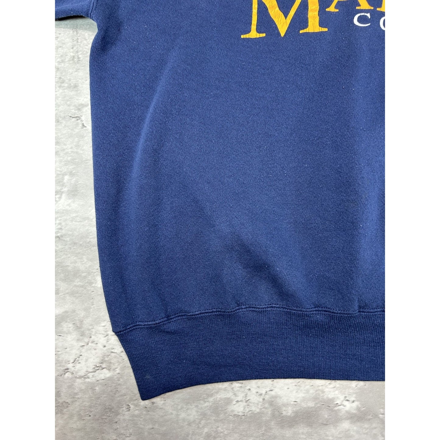 Vintage 1989 United States Marines Graphic Spellout Crewneck Sweatshirt Size XL