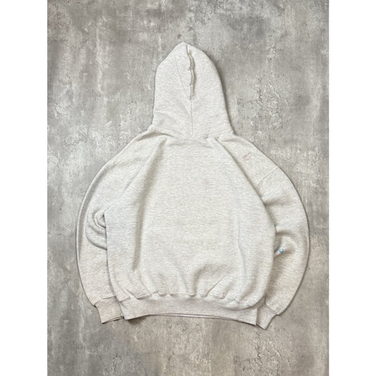 Vintage 90s Colorado State University NCAA Spellout Hooded Sweatshirt Size Large