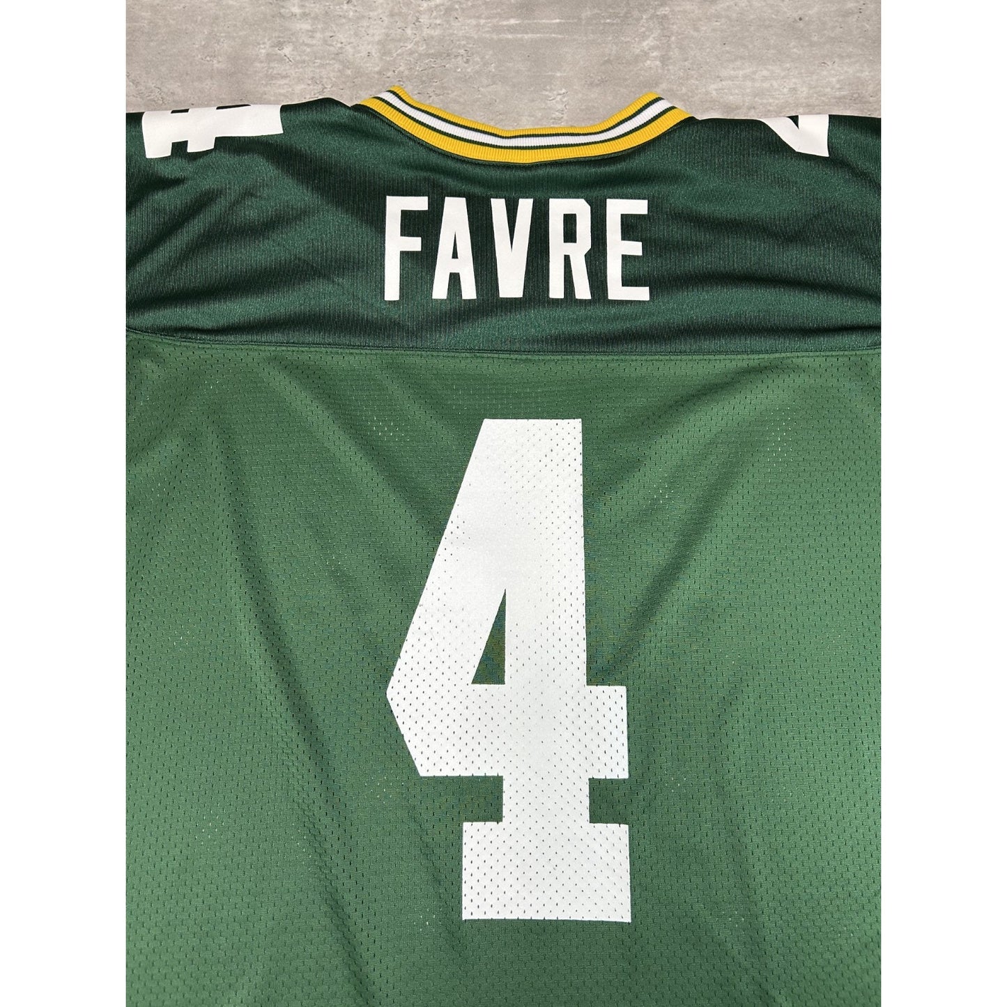 Vintage 90s Brett Favre #4 Green Bay Packers NFL Nike Football Jersey Size XL
