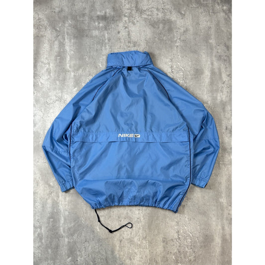 Vintage 2000s Nike Embroidered Swoosh 1/2 Zip Windbreaker Jacket Size Medium