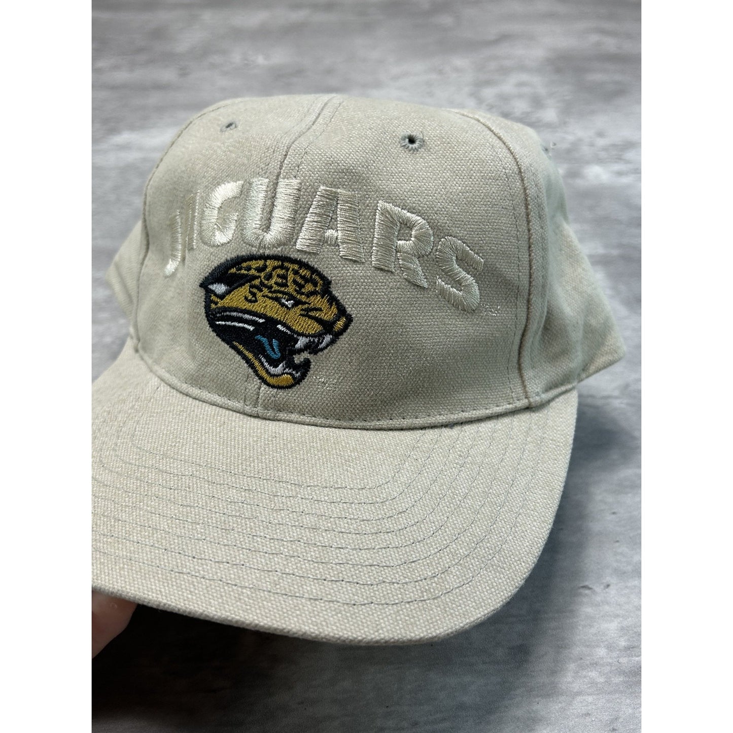 Vintage Jacksonville Jaguars NFL Embroidered Logo Football Strapback Hat OSFA