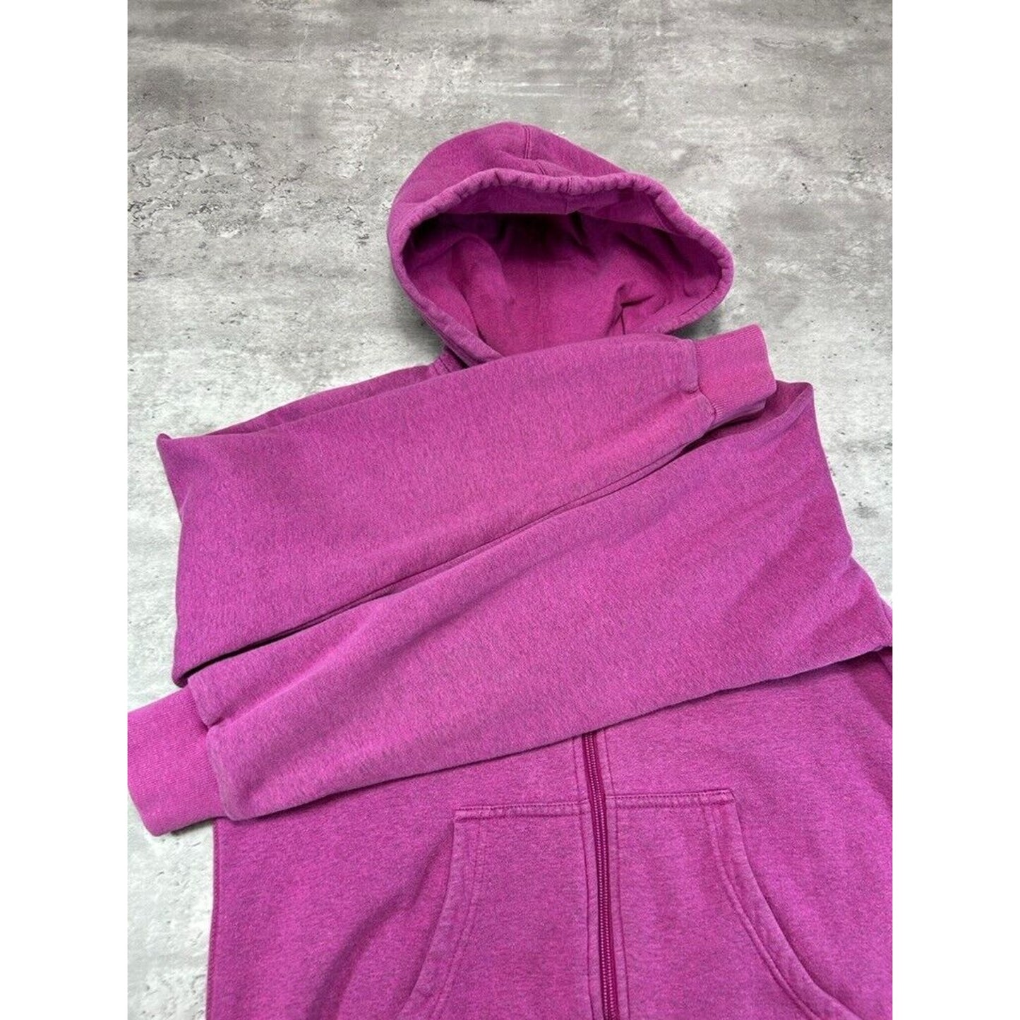 Vintage Womens Nike Embroidered Swoosh Full Zip Hooded Sweatshirt Size Large