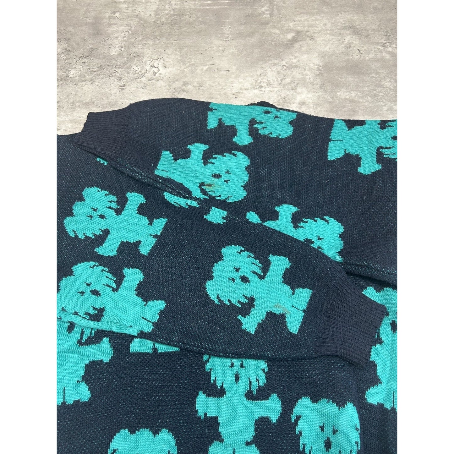 Vintage 90s Jaction All Over Print Koala Pullover Knit Sweater Size Large