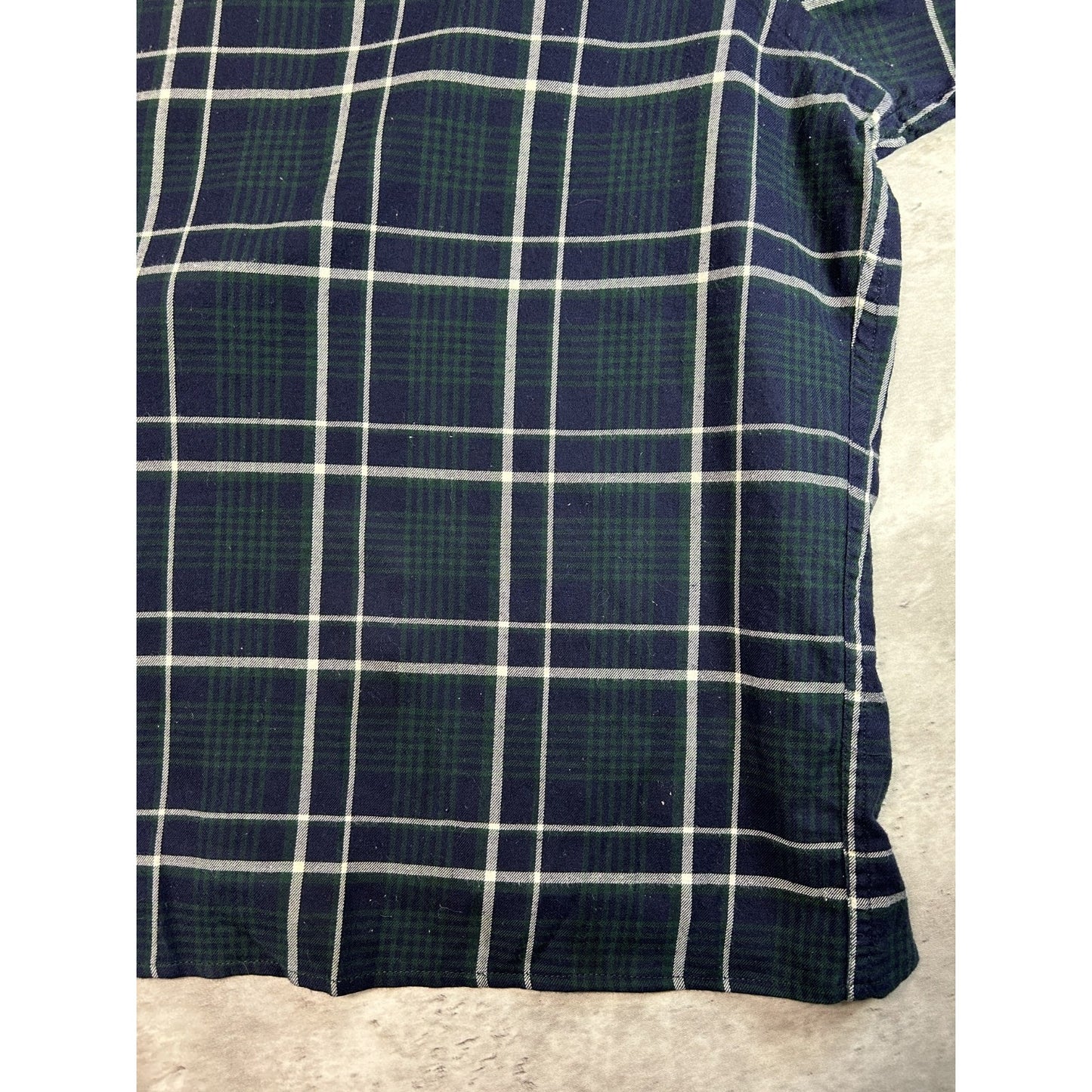 VTG Polo Ralph Lauren Plaid Reworked Cropped Long Sleeve Button Up Shirt Sz XXL