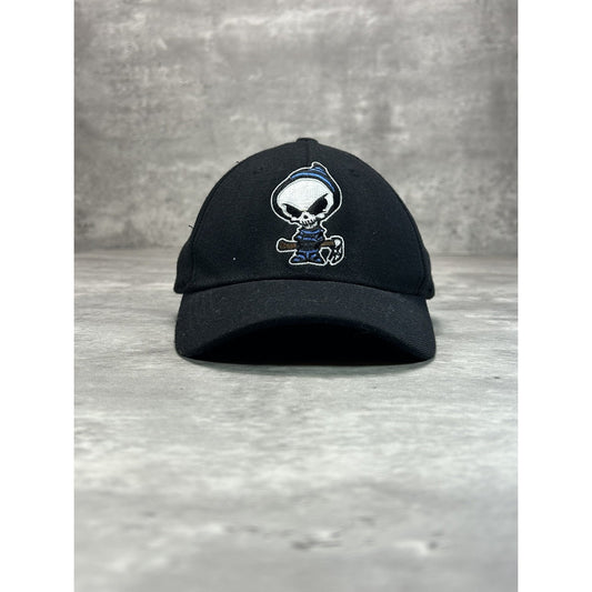 Vintage 2000s Blind Skateboards Embroidered Grim Reaper Flex Fit Hat OSFA YOUTH