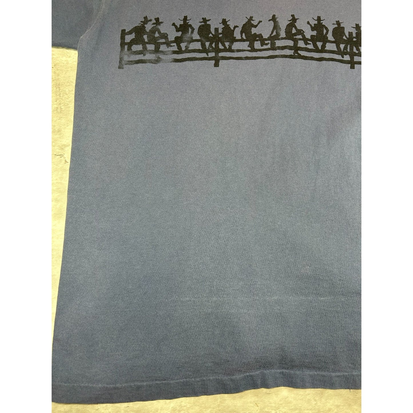 Vintage 1990s Lane Quest Ranch Cowboy Graphic Destination T-Shirt Size XL