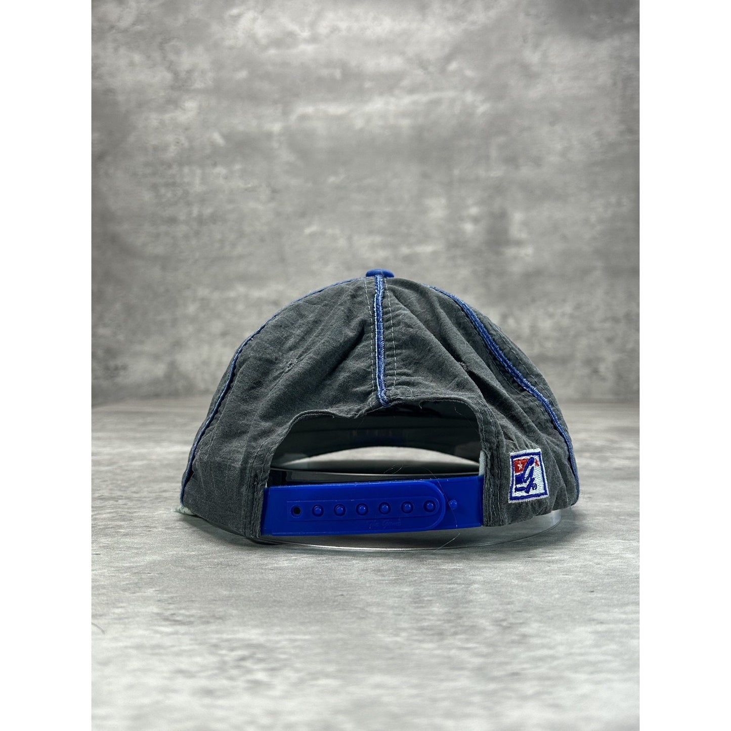 Vintage 90s Kanas City Royals MLB Embroidered Spellout Logo Snapback Hat OSFA