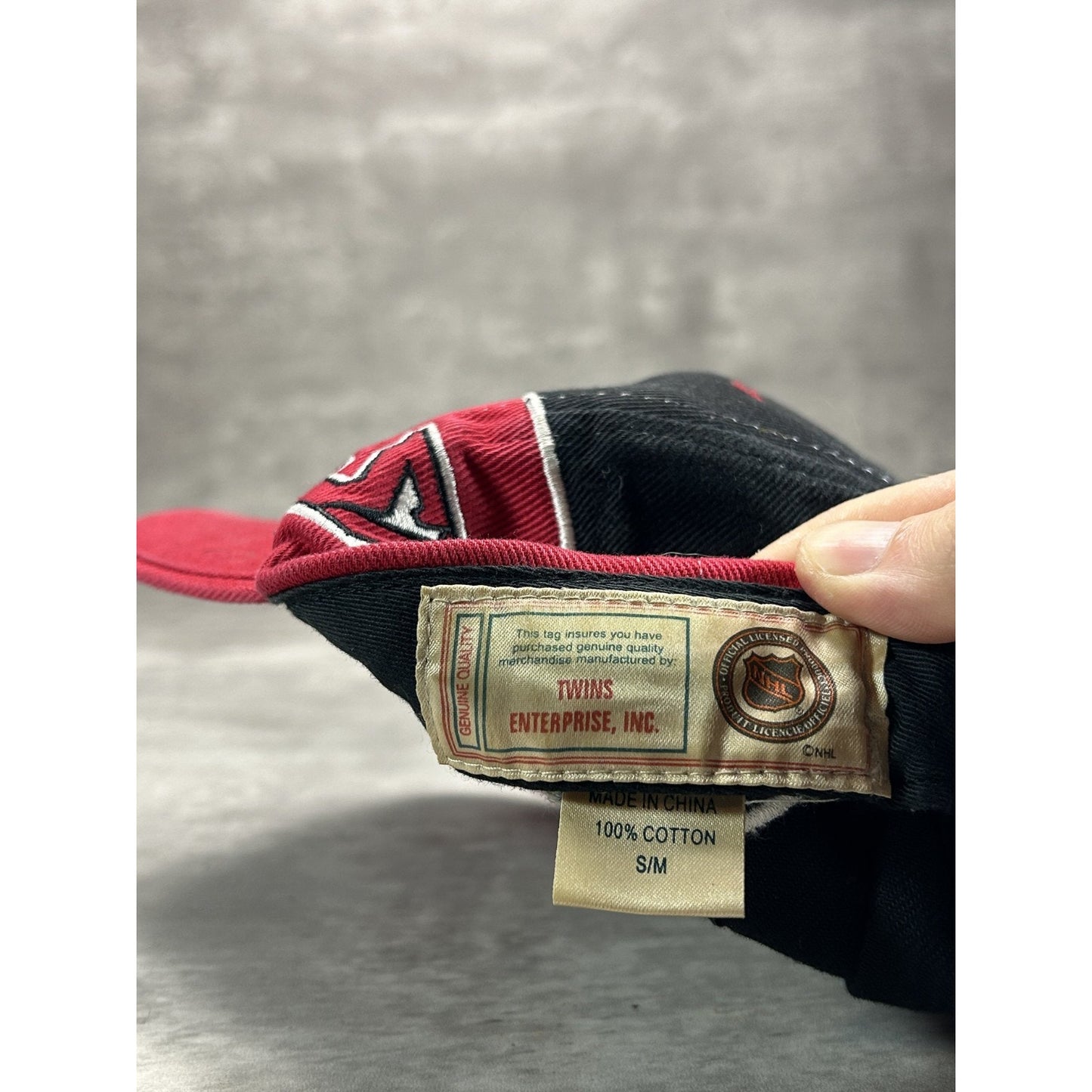 Vintage 2000s Buffalo Sabres NHL Embroidered Bull Head Logo Snapback Hat OSFA