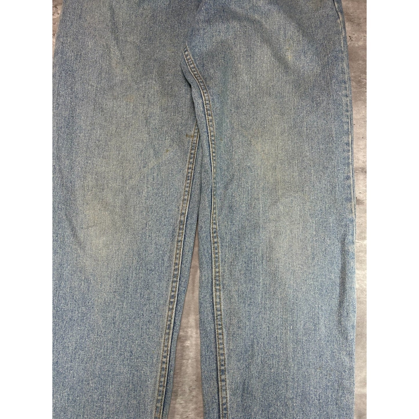 Vintage 90s Levis XX 550 Red Tab Light Wash Denim Pants Size 37 Blue