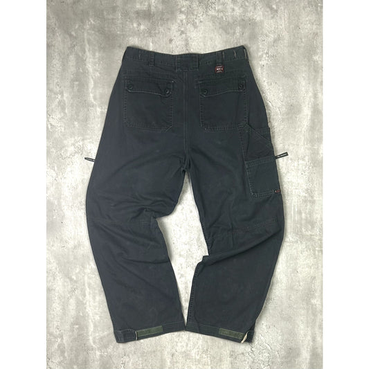 Wearfirst Canvas Tactical Style Cargo Pants Size 33 Gray