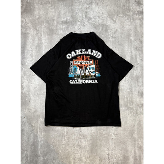 Vintage Harley Davidson Motorcycles #1 Graphic Pocket T-Shirt Size 2XL