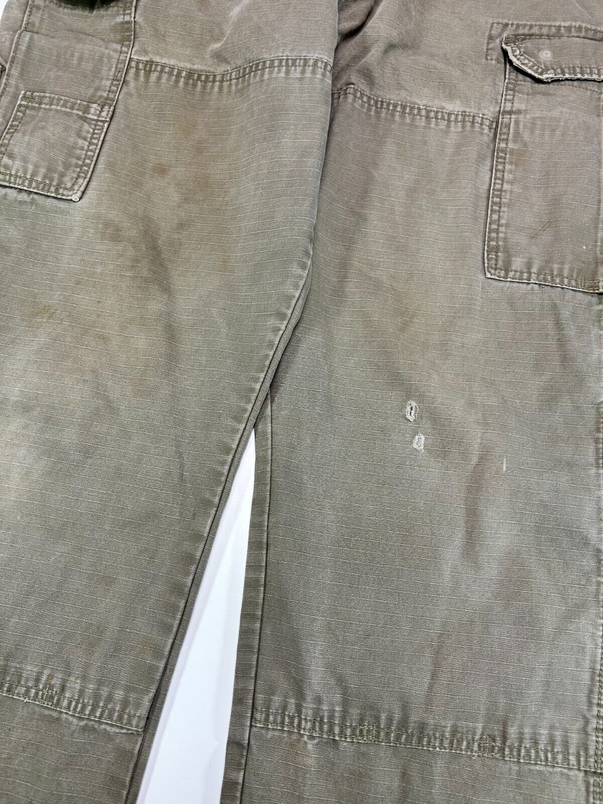 Vintage Wrangler Riggs Ripstop Canvas Workwear Cargo Pants Size 38W