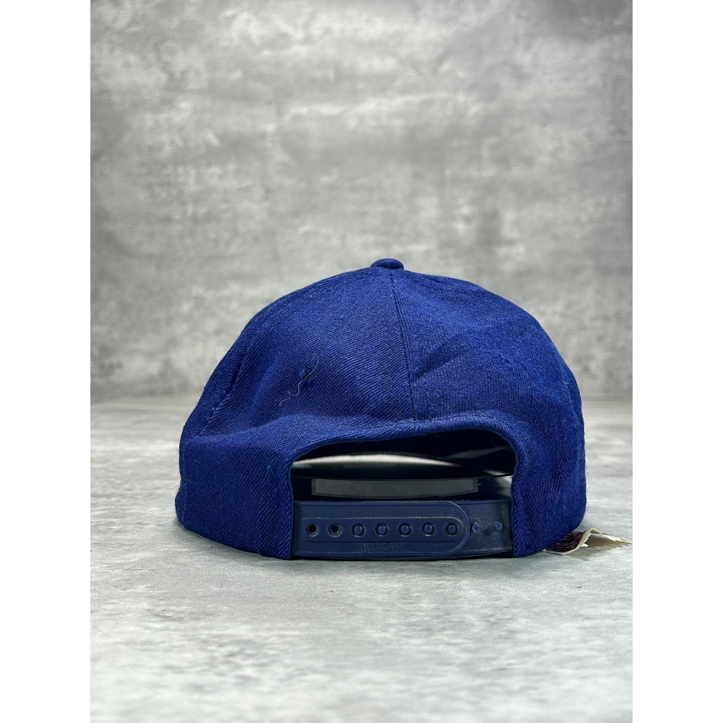 Vintage 90s Duke Blue Devils NCAA Embroidered Spellout Logo Snapback Hat OSFA