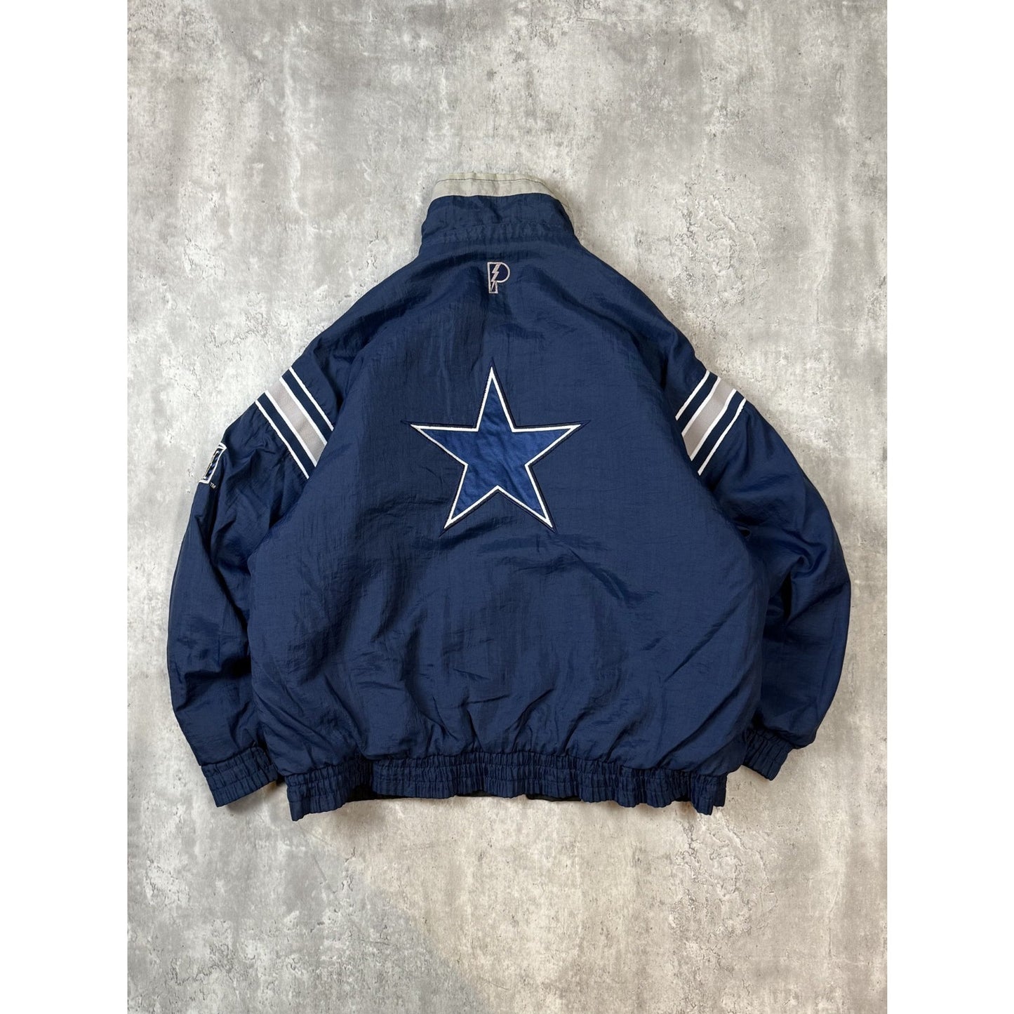 Vintage 90s Dallas Cowboys NFL Pro Player Reversible Insulated Jacket Size XL
