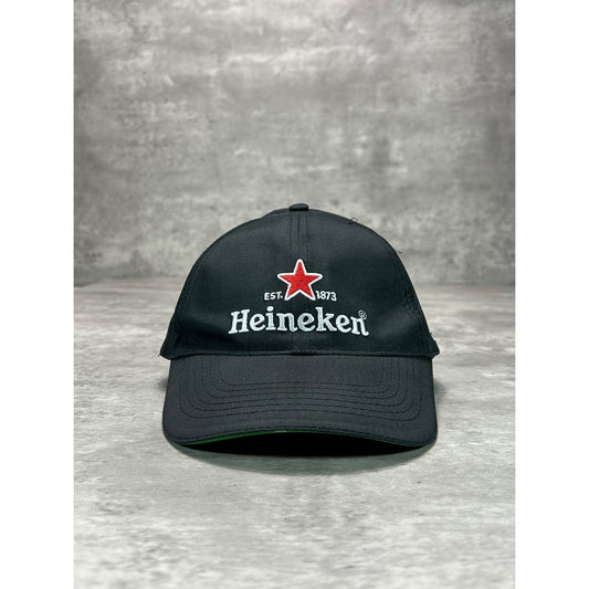 Vintage Heineken Beer Promo Embroidered Spellout Strapback Hat OSFA