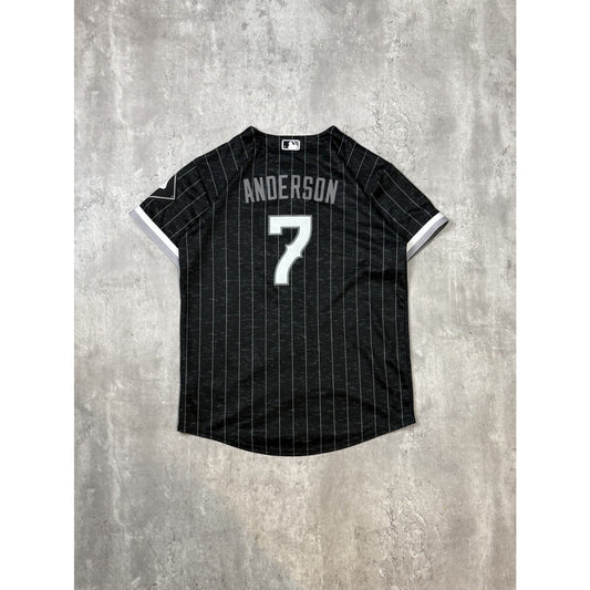 YOUTH Chicago White Sox MLB Southside Baseball Nike Jersey Size Large Black