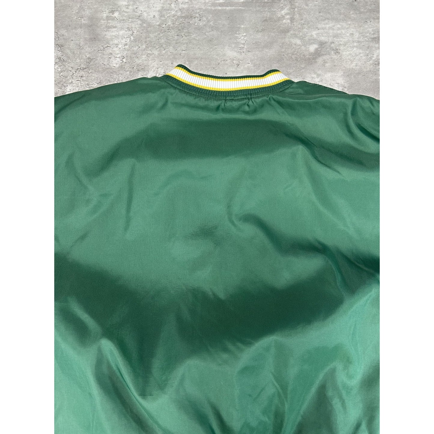 Vintage 90s Green Bay Packers NFL Starter Nylon Windbreaker Jacket Size Medium