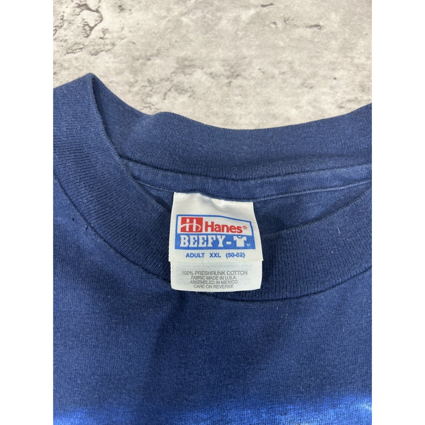 Vintage 90s Dolphin Ocean Animal Nature Graphic T-Shirt Size 2XL Blue