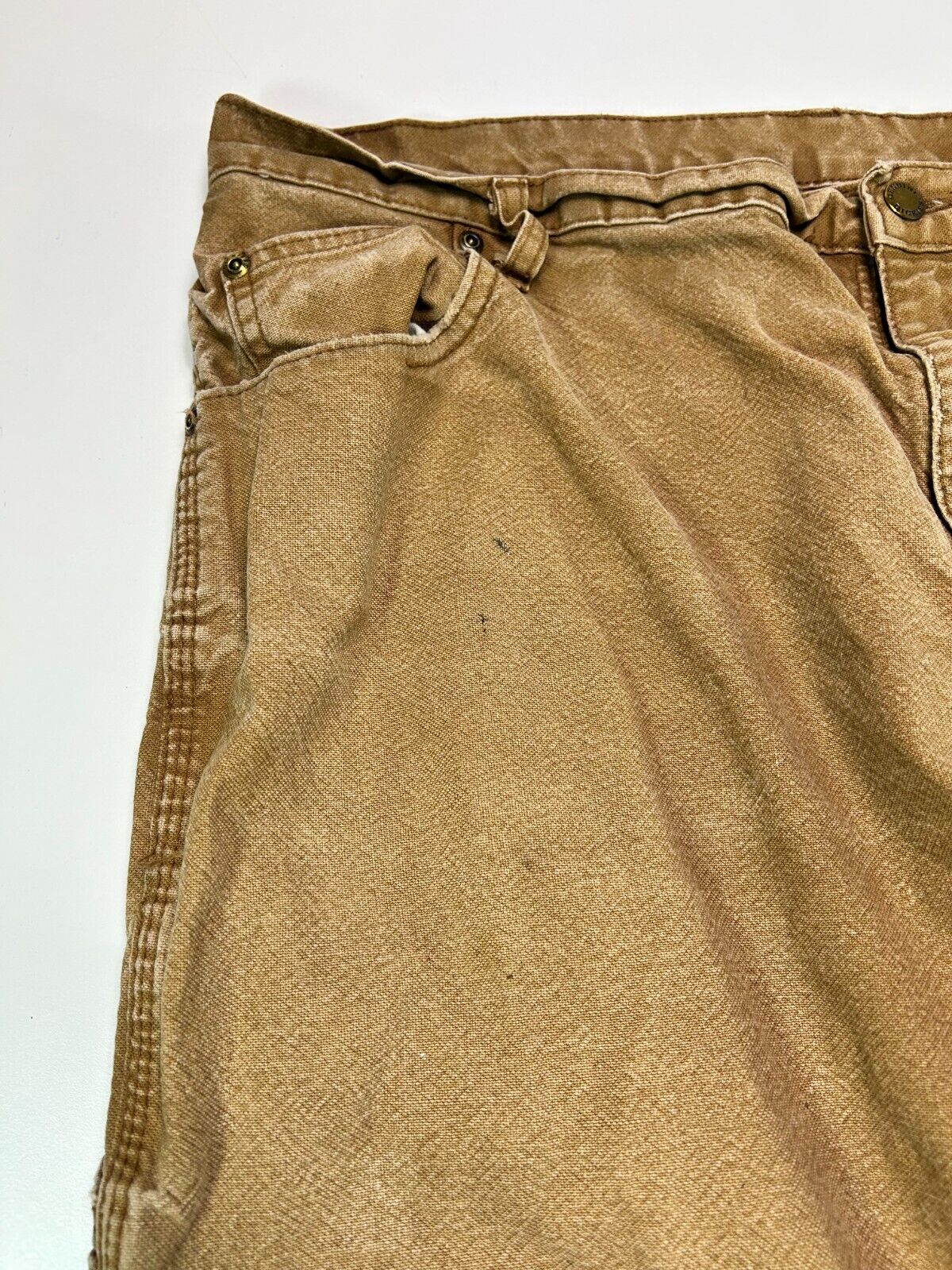 Vintage Dickies Canvas Workwear Carpenter Pants Size 40W Beige