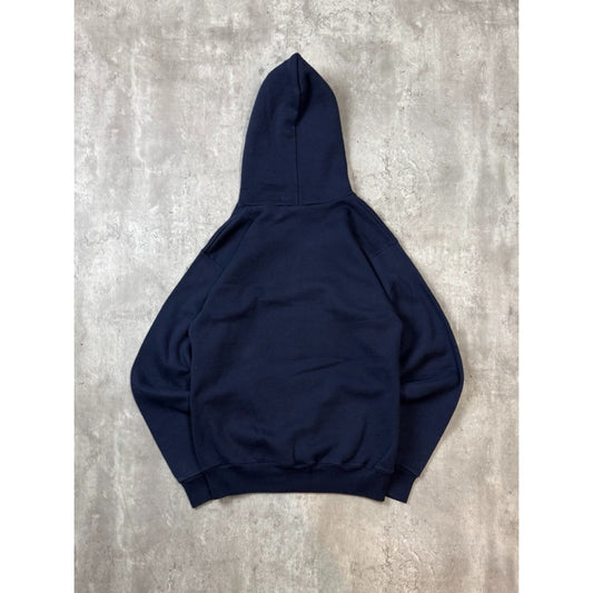 Vintage 90s Notre Dame Fighting Irish NCAA Graphic Hooded Sweatshirt Size Medium