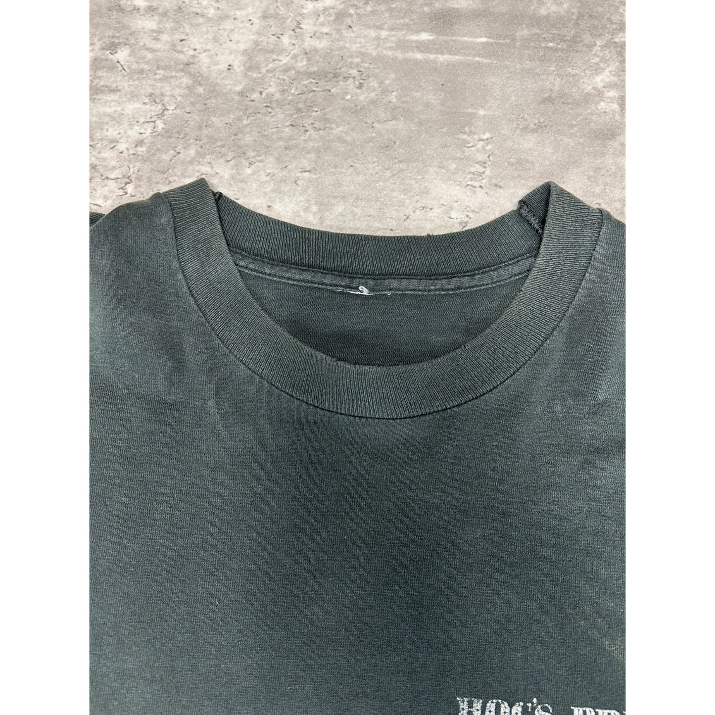 Vintage 90s Hogs Breath Saloon Graphic Spellout Destination T-Shirt Size XL