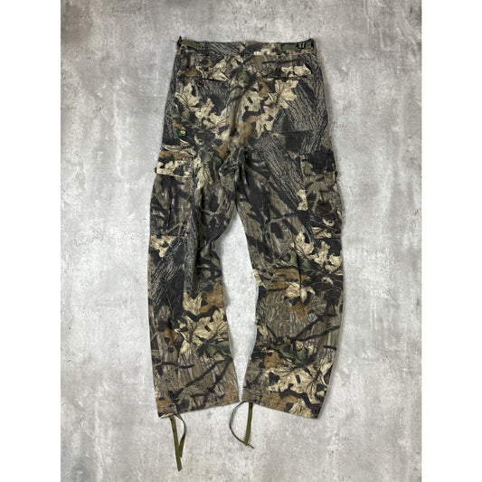 Vintage Mossy Oak Tree Camo Hunting Cargo Pants Size 32