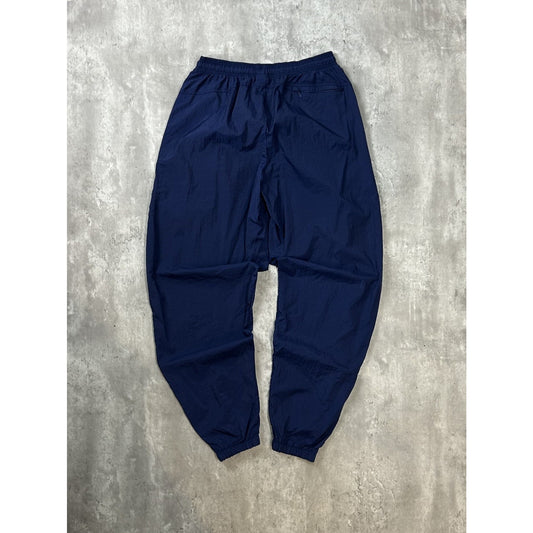 Vintage 90s Nike Tonal Embroidered Swoosh Nylon Track Pants Size XL