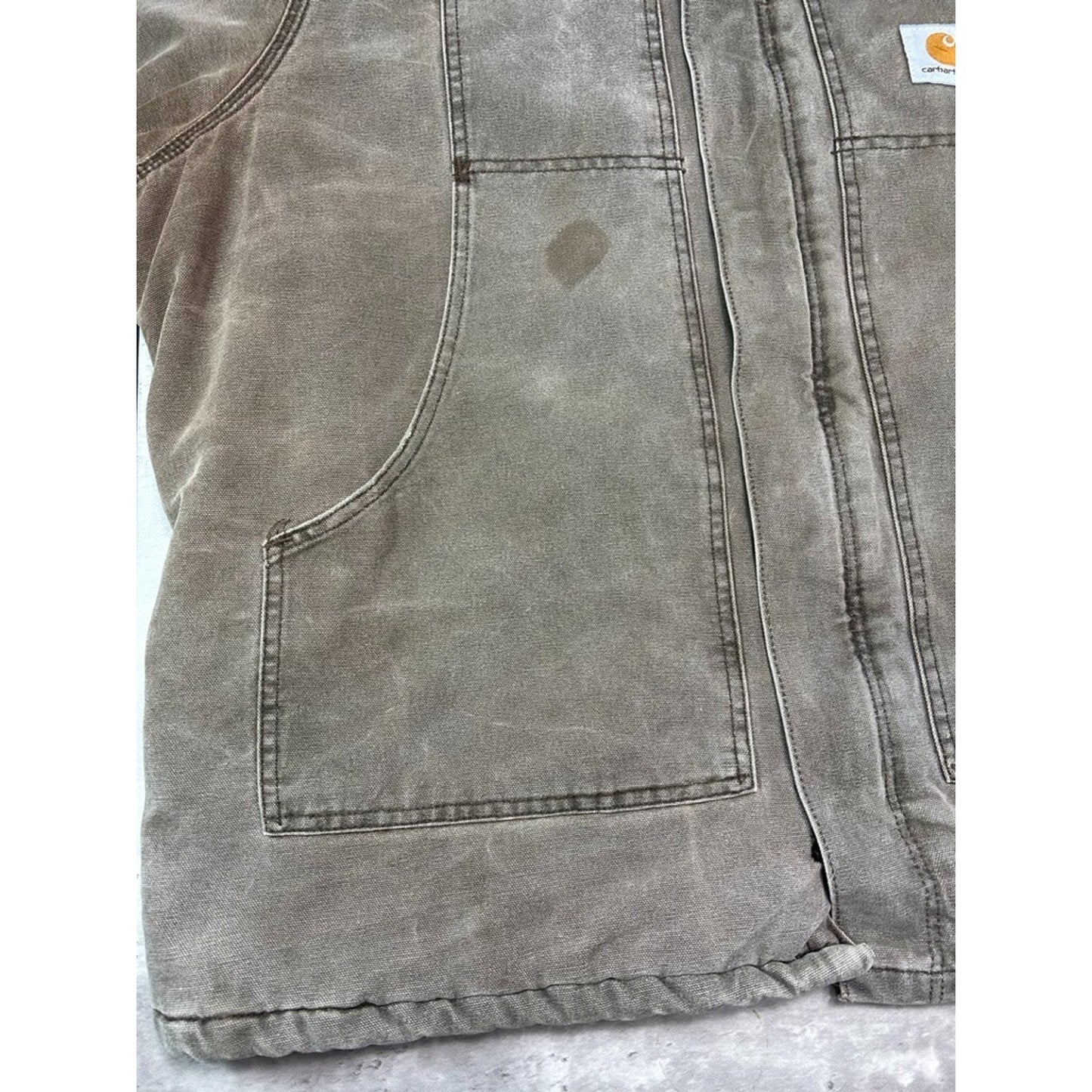 Vintage Carhartt Insulated Canvas Workwear Arctic Jacket Size XXL