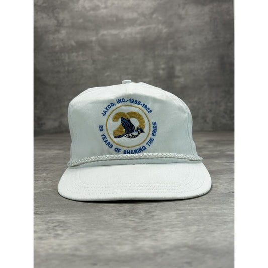 Vintage 90s Jayco Inc 20 Year Anniversary Embroidered Logo Strapback Hat OSFA