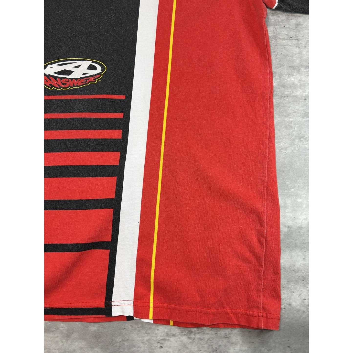 Vintage 2000s Answer All Over Print Graphic Long Sleeve Motocross Jersey Size XL