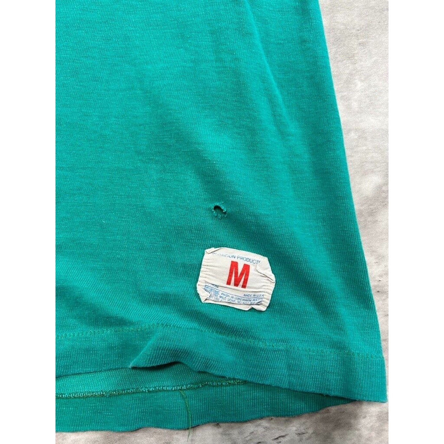 Vintage 1970s Belmont Jr C Arc Spell Out Collegiate Champion Jersey Size Medium