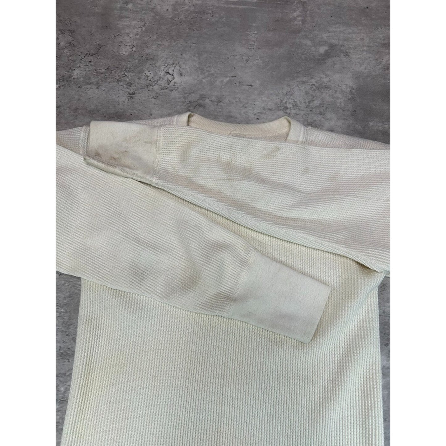 Vintage 1970s Montgomery Ward Thermal Print Long Sleeve T-Shirt Size Large