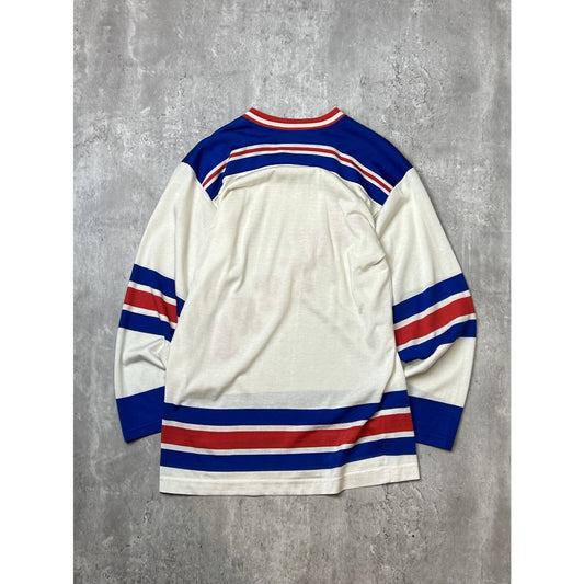 Vintage 1970s/80s New York Rangers NHL Hockey Jersey Size Small White