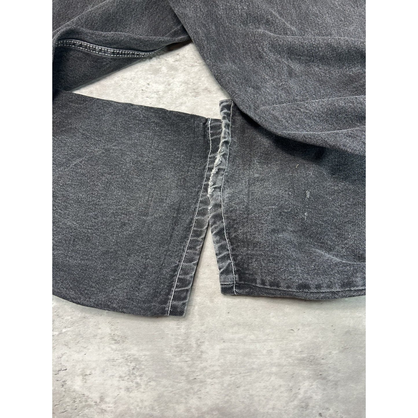 Vintage Y2K South Pole Baggy Fit Black Denim Pants Size 40