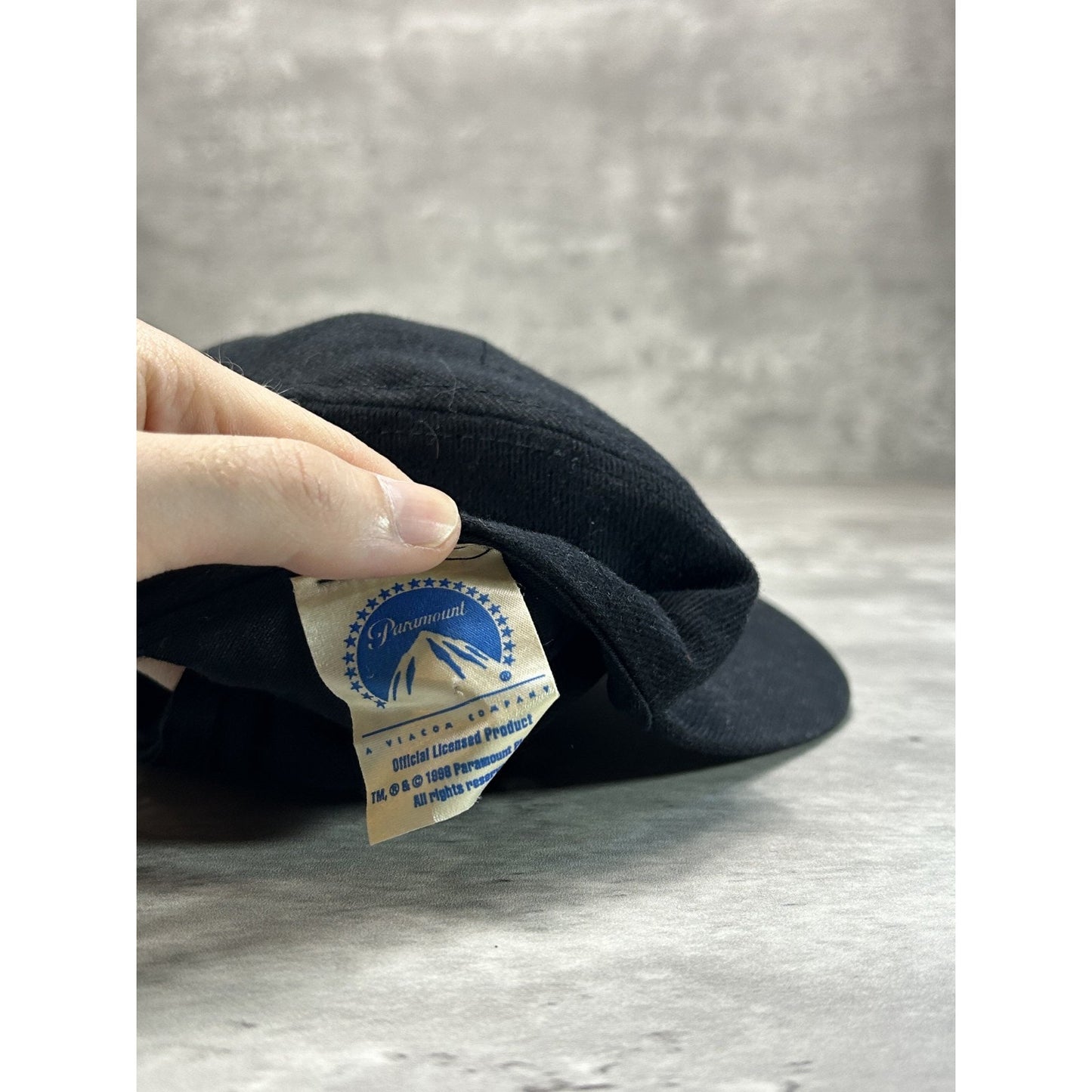 Vintage 90s Star Trek Insurrection Embroidered Movie Promo Snapback Hat OSFA
