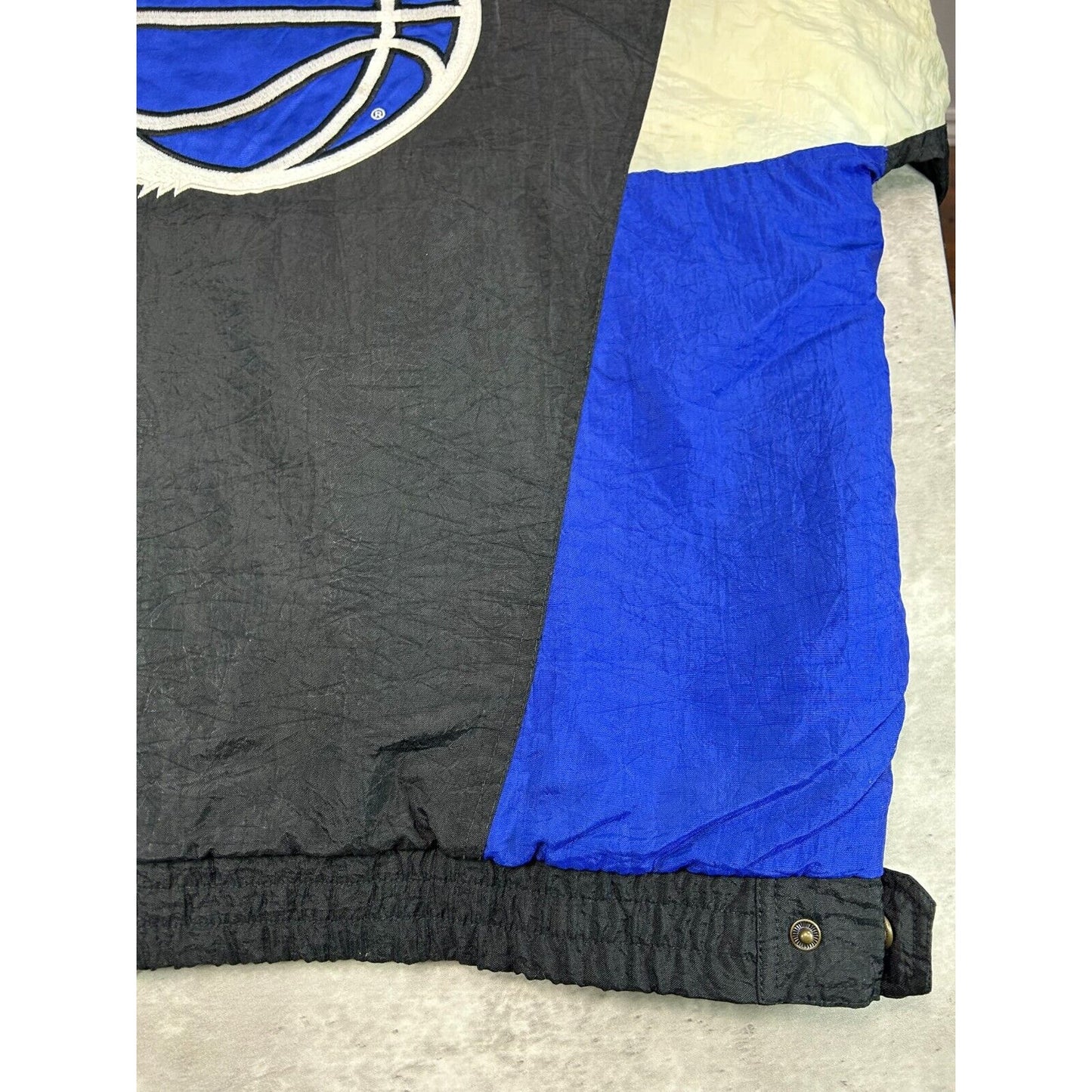 Vintage 90s Orlando Magic NBA Embroidered Full Zip Apex One Jacket Size Large
