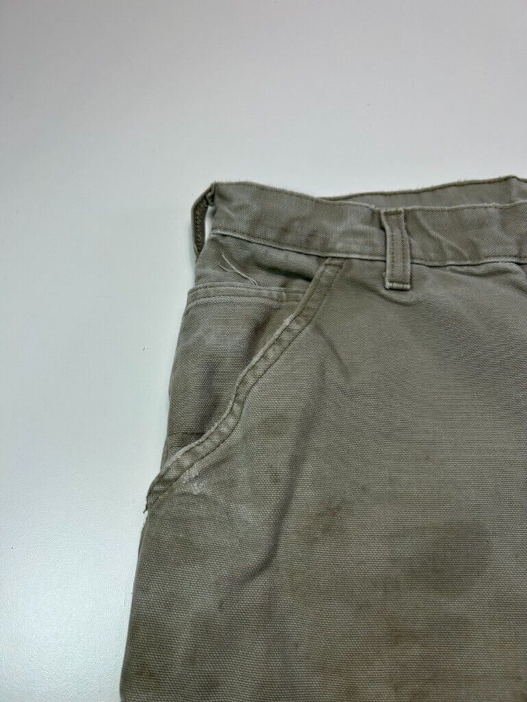 Vintage Carhartt Original Dungaree Fit Canvas Workwear Carpenter Pants Size 31W