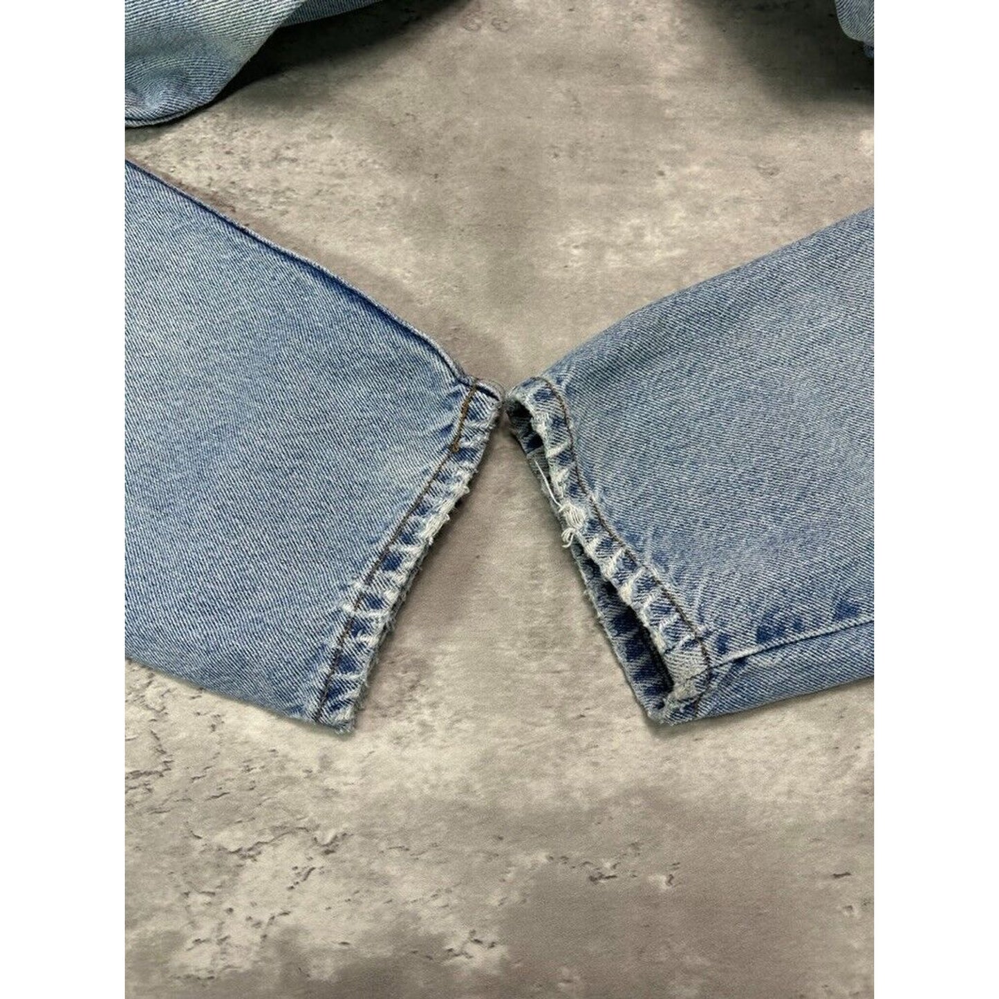Vintage 90s Levis 550 Orange Tab Relaxed Fit Light Wash Denim Pants Size 33